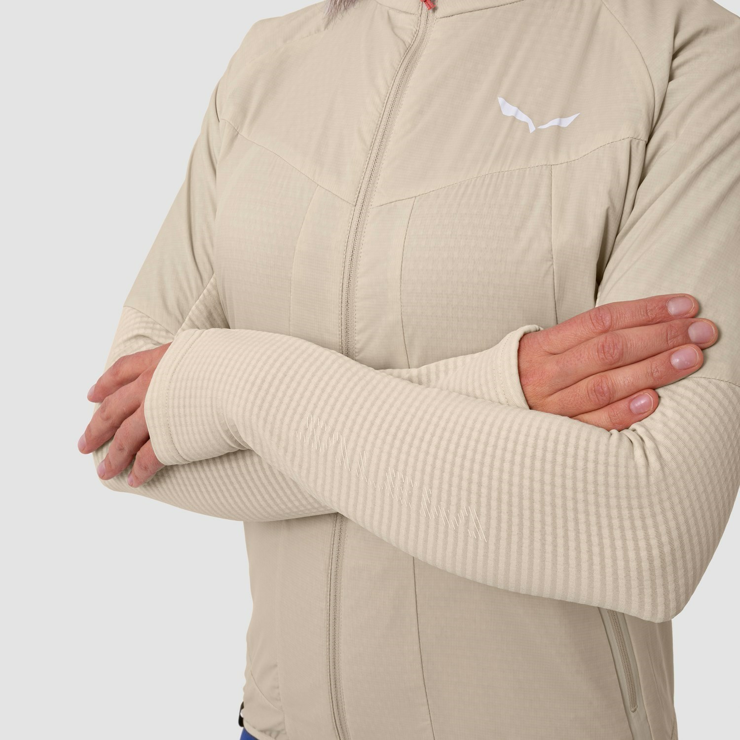 Chaqueta De Plumas Salewa Pedroc Híbrido 2 Polartec® Alpha® Chaquetas Mujer Beige | QO4065823