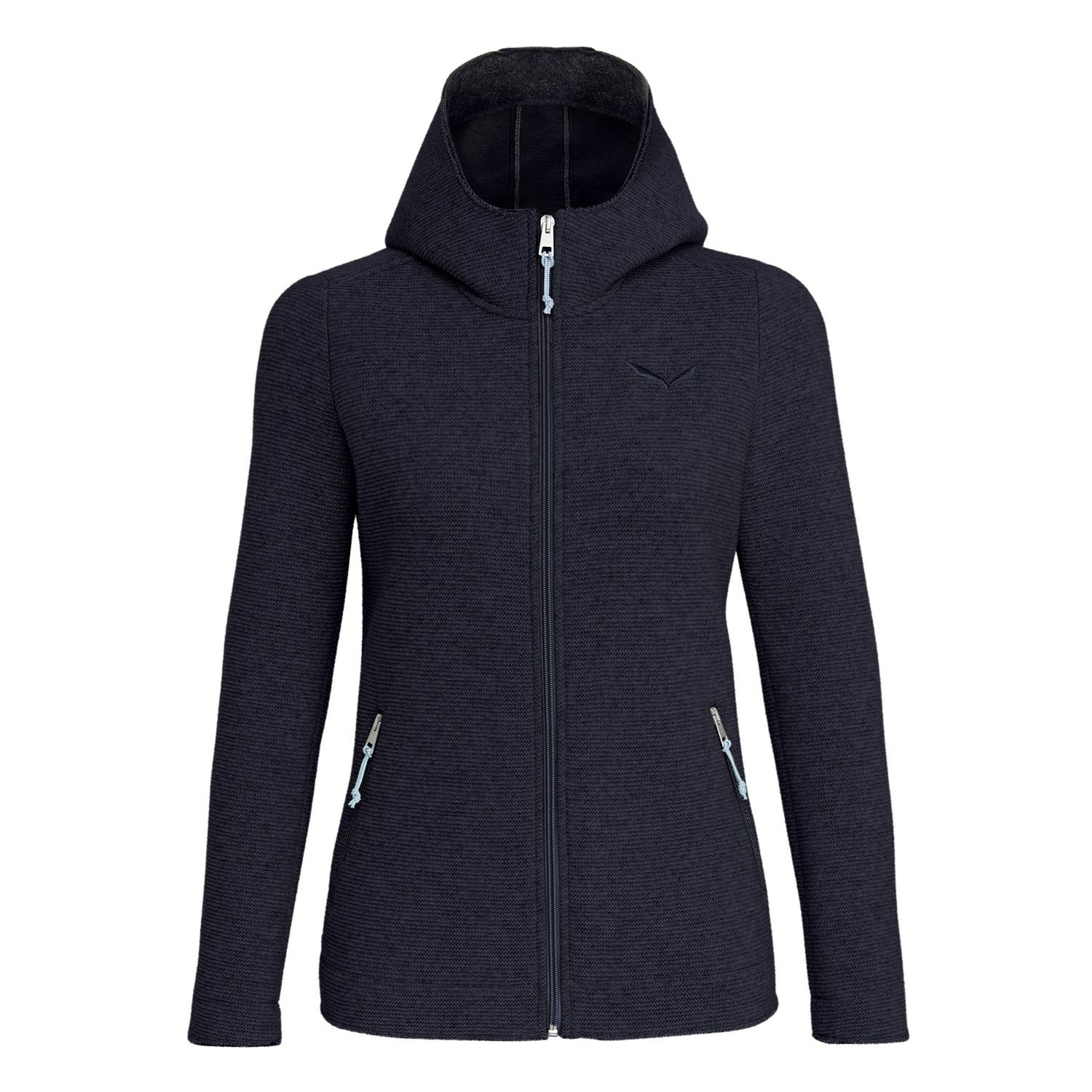 Chaqueta De Plumas Salewa Sarner 2L Wool Encapuchado Chaquetas Mujer Azul Marino | VE9618034