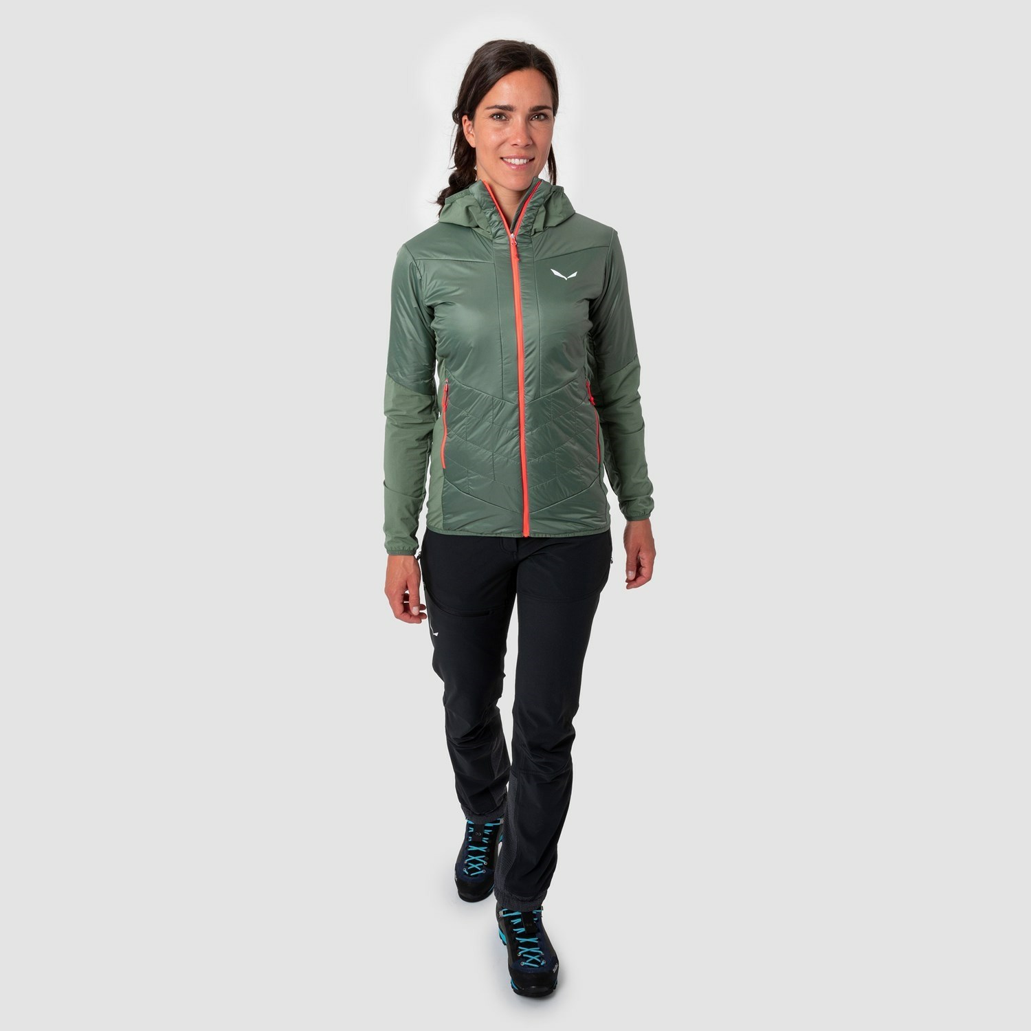 Chaqueta De Plumas Salewa Sternai TirolWool® Responsive Mujer Verde | EO8062794