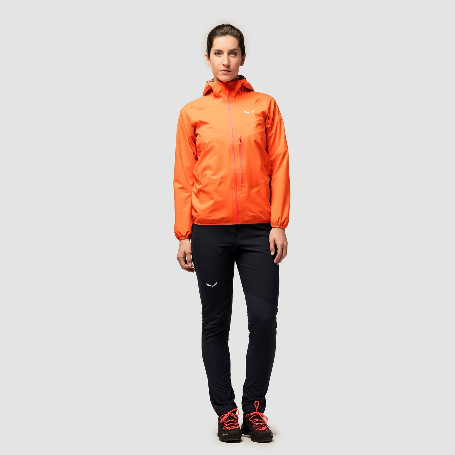 Chaqueta Impermeable Salewa Agner 2 3L Powertex Chaquetas Mujer Naranjas | BC2364578