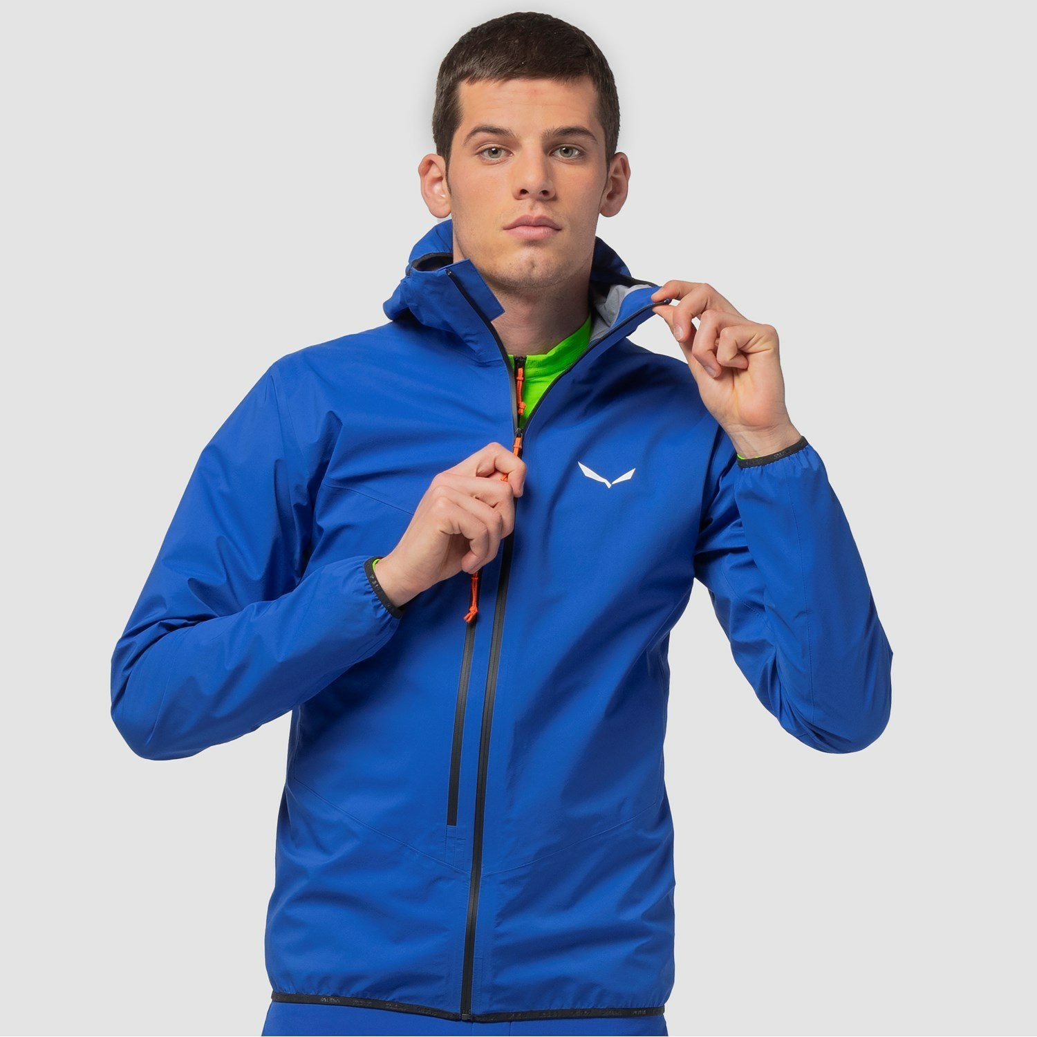 Chaqueta Impermeable Salewa Agner 2 3L Powertex Hombre Azules | ZA6428031