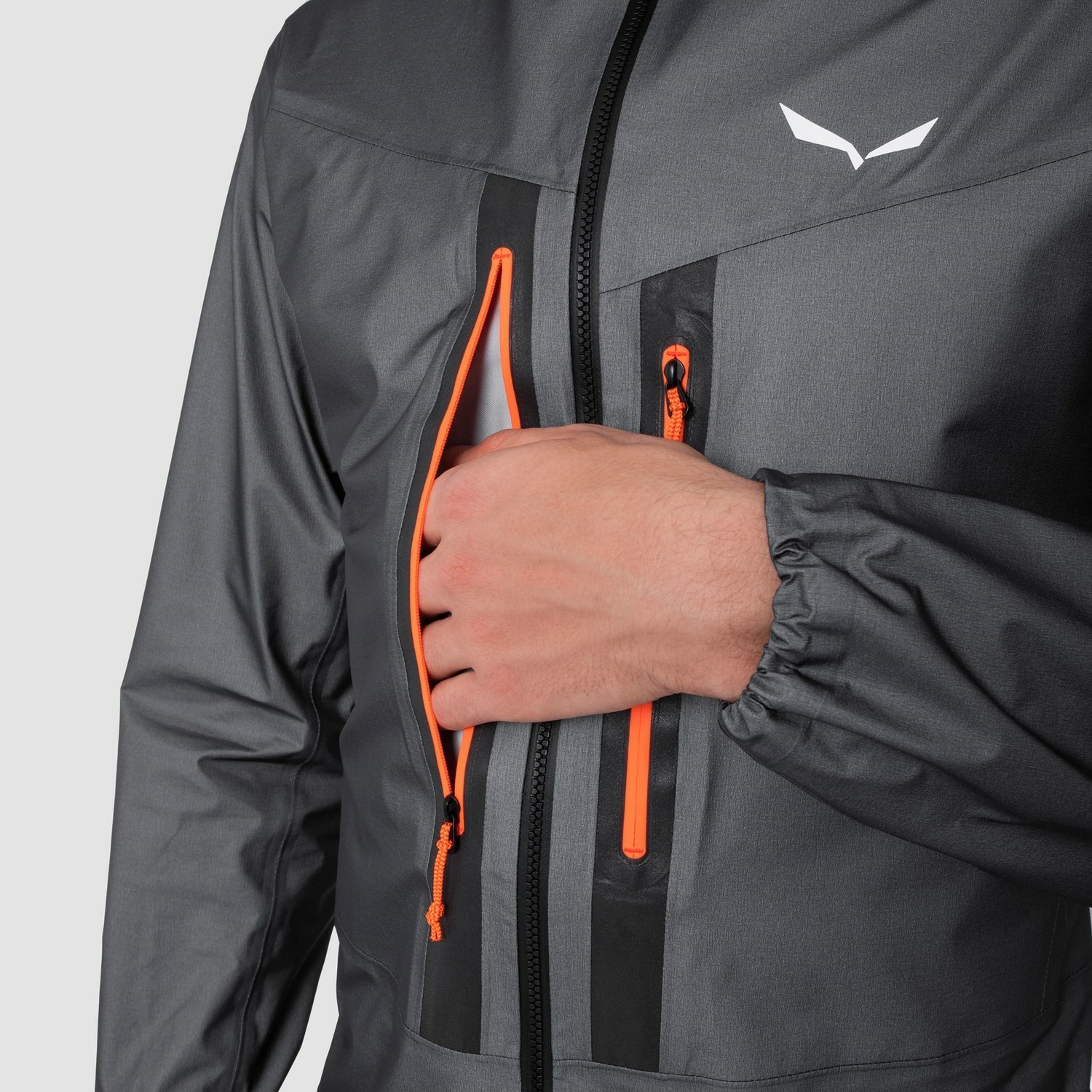 Chaqueta Impermeable Salewa Lagorai GORE-TEX® Active Hombre Gris | XQ7193068