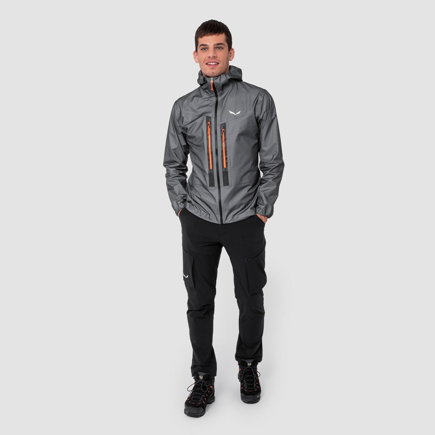 Chaqueta Impermeable Salewa Lagorai GORE-TEX® Active Hombre Gris | XQ7193068