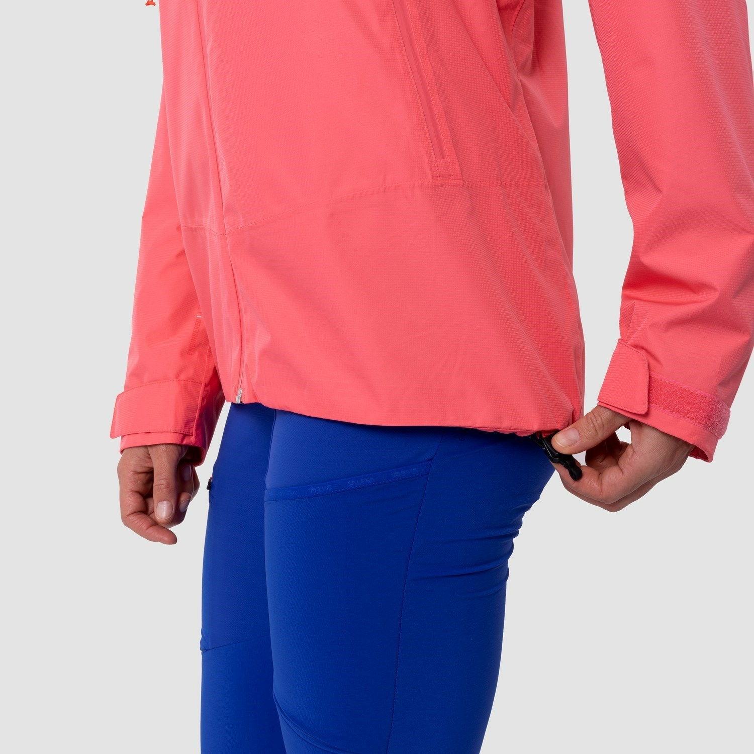 Chaqueta Impermeable Salewa Puez 2L Powertex Chaquetas Mujer Rosas | VA7326941