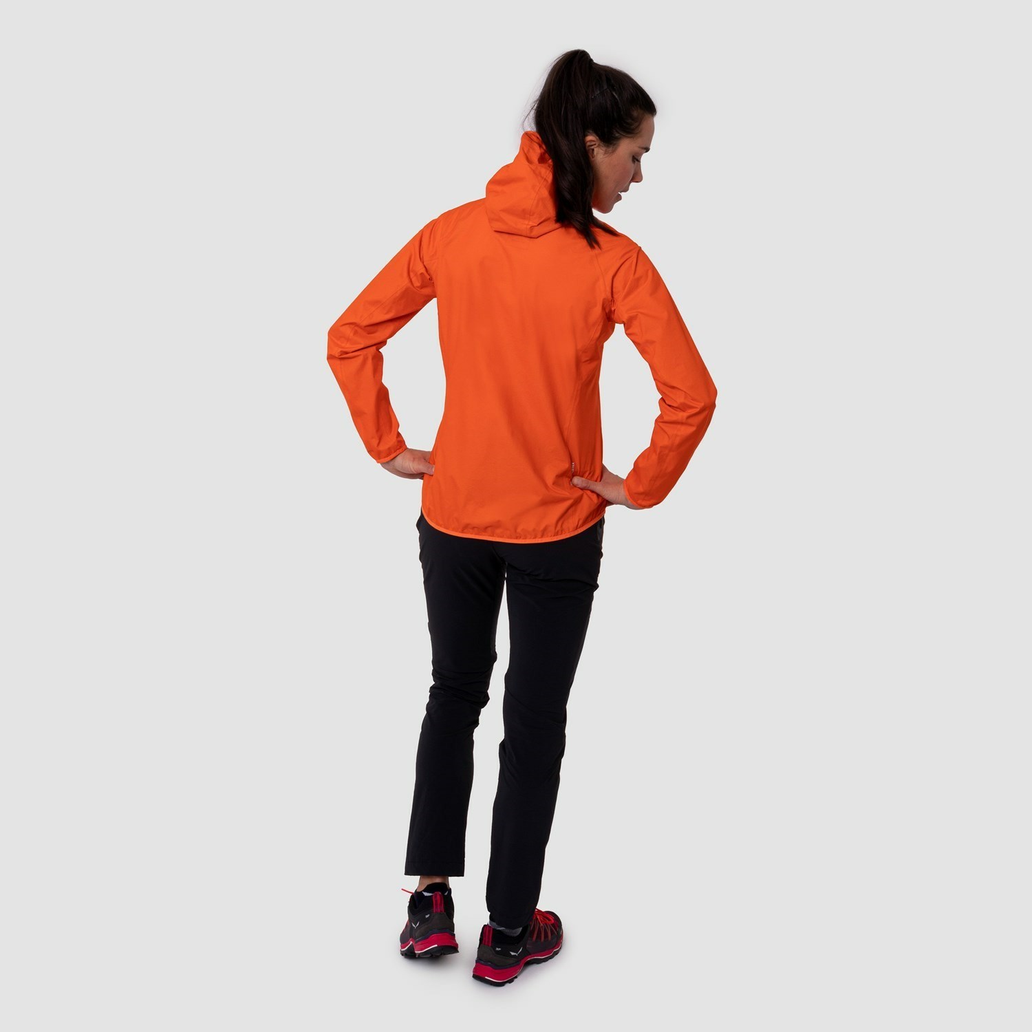 Chaqueta Impermeable Salewa Puez Light Powertex Mujer Naranjas | UZ1906832