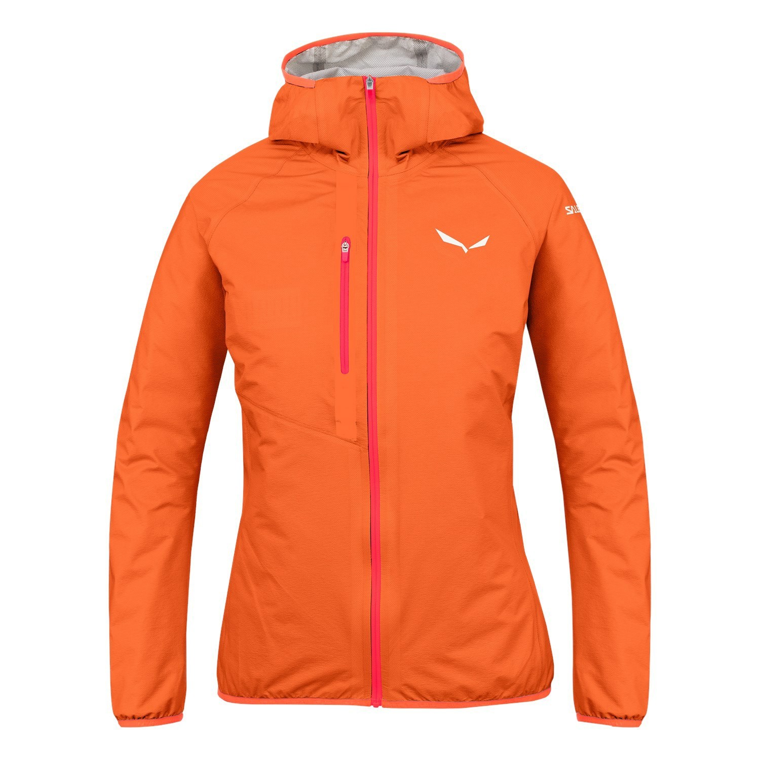 Chaqueta Impermeable Salewa Puez Light Powertex Mujer Naranjas | UZ1906832