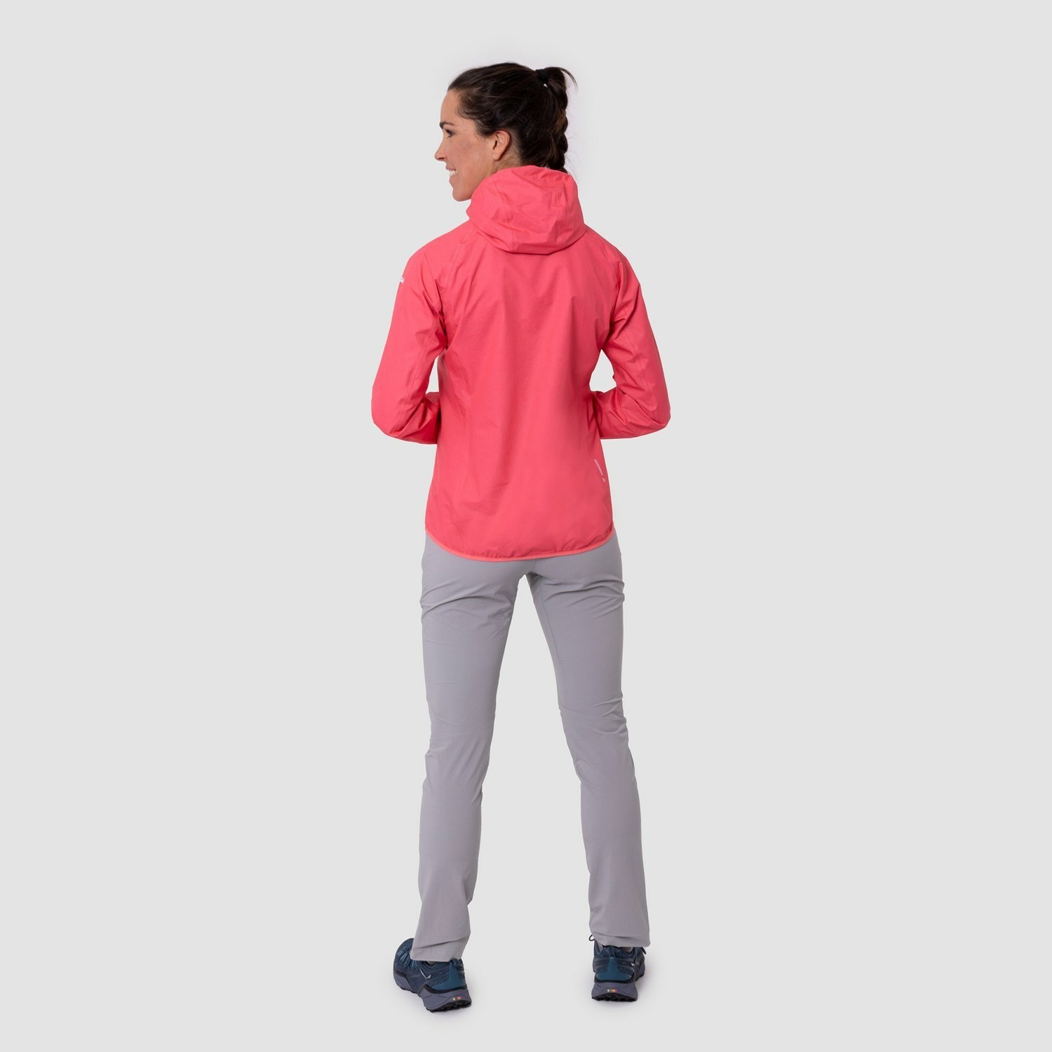 Chaqueta Impermeable Salewa Puez Light Powertex Mujer Rosas | VC7823609