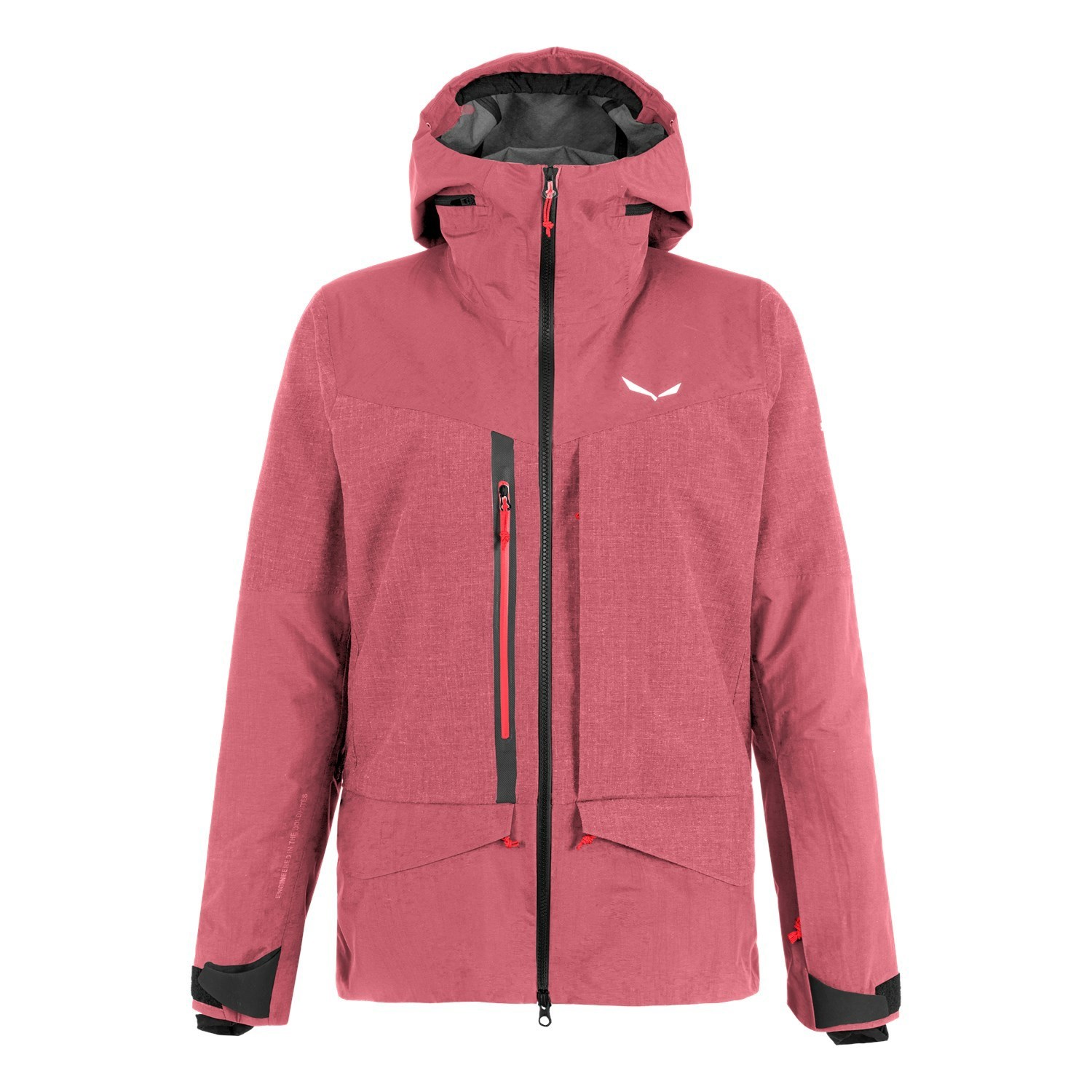 Chaqueta Impermeable Salewa Sella Ski 3 Layers Powertex Responsive Mujer Rosas | US0125976