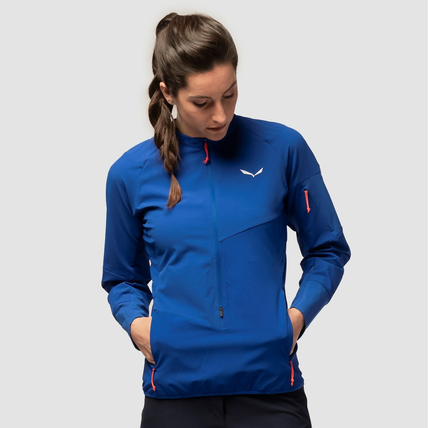 Chaqueta Softshell Salewa Agner Durastretch Anorak Mujer Azules | MI1398045