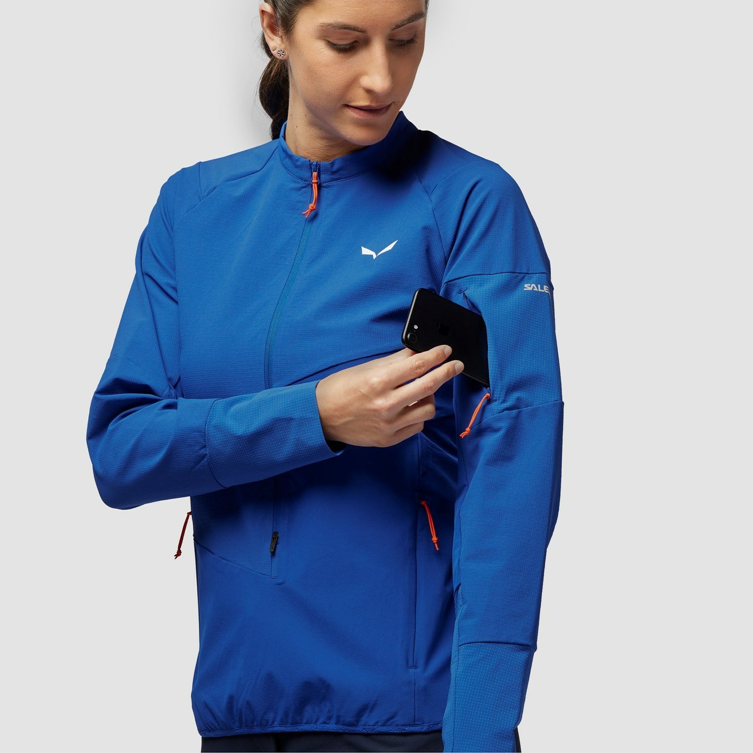 Chaqueta Softshell Salewa Agner Durastretch Anorak Mujer Azules | MI1398045