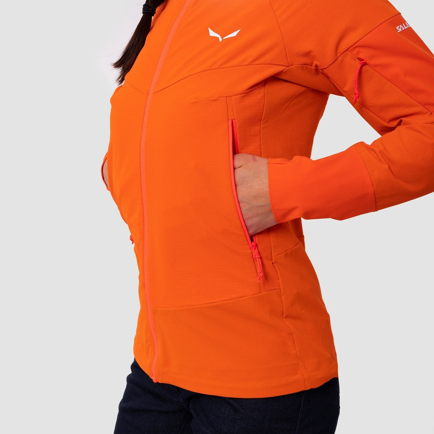 Chaqueta Softshell Salewa Agner Durastretch Chaquetas Mujer Naranjas | QZ2375609