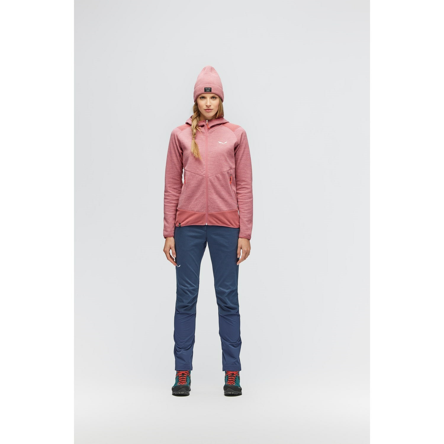 Chaqueta Softshell Salewa Piana Alpinewool® Chaquetas Mujer Rosas | SG4072396