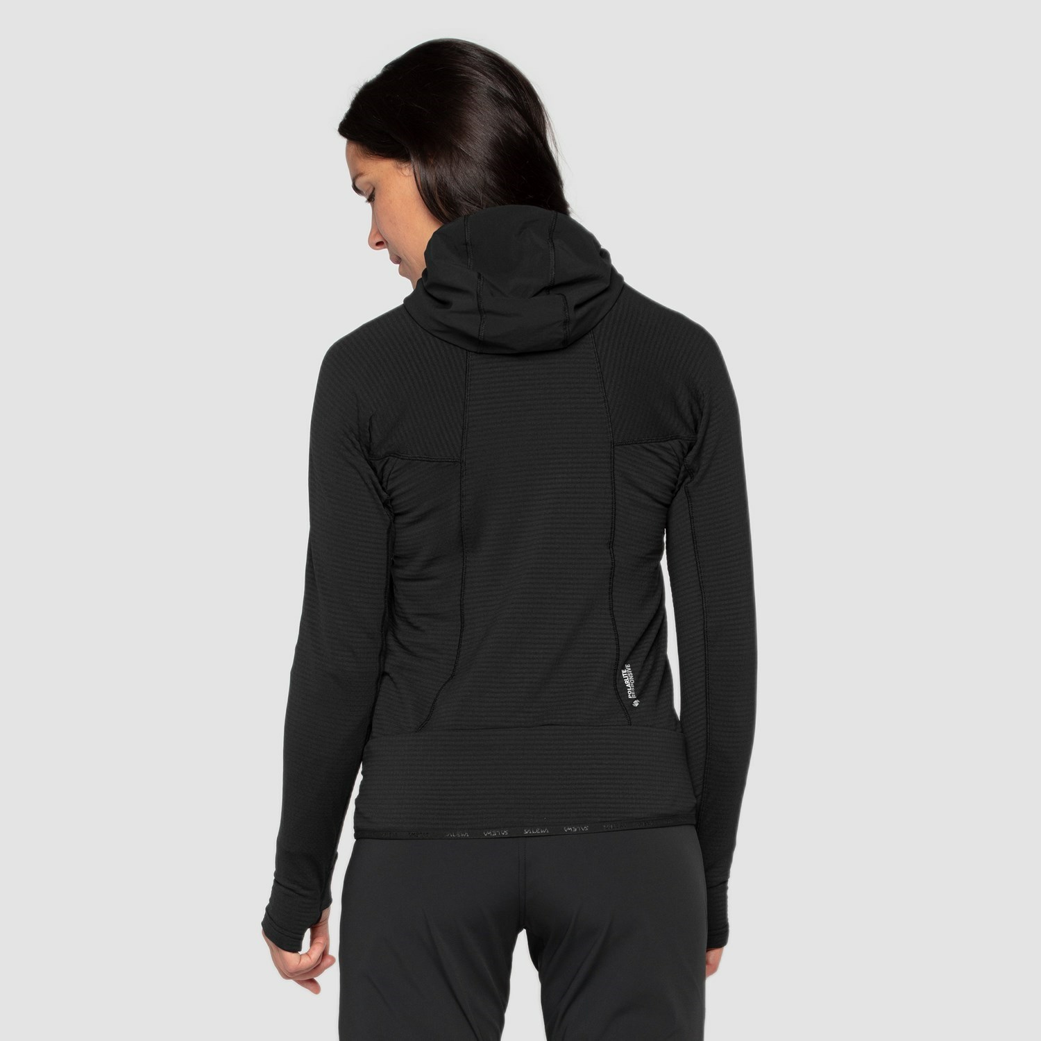 Chaqueta Softshell Salewa Rolle Polarlite Responsive Mujer Negras | WE5376028