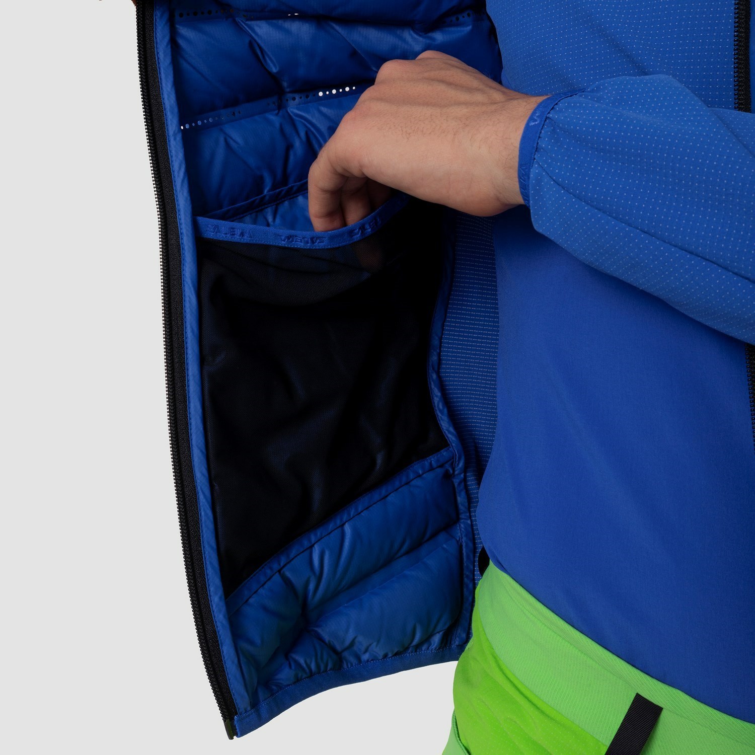 Chaquetas Aislantes Salewa AGNER HYBRID Hombre Azul Marino | TA0791832