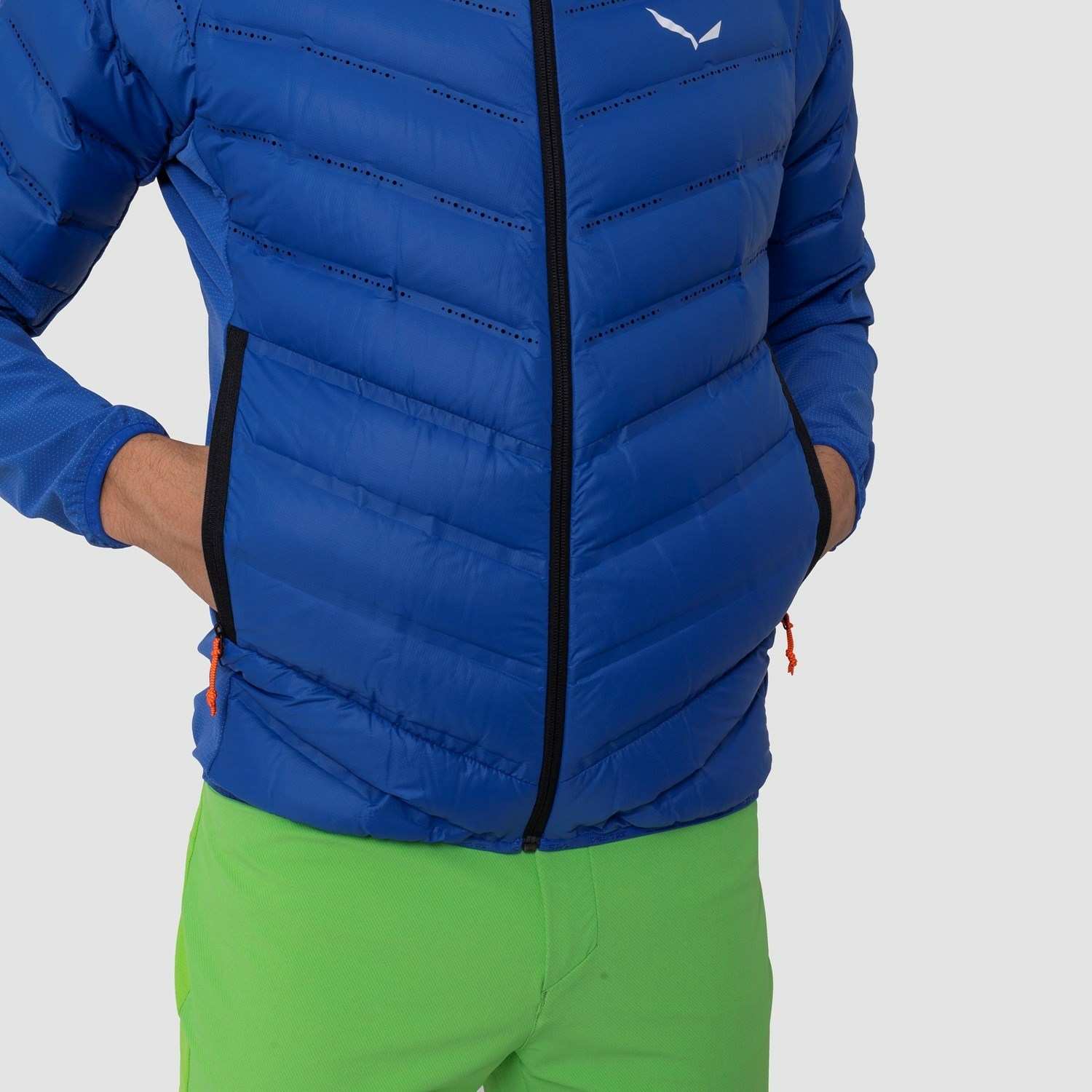 Chaquetas Aislantes Salewa AGNER HYBRID Hombre Azul Marino | TA0791832