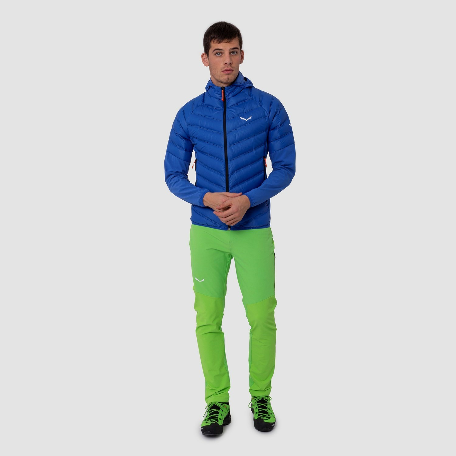 Chaquetas Aislantes Salewa AGNER HYBRID Hombre Azul Marino | TA0791832