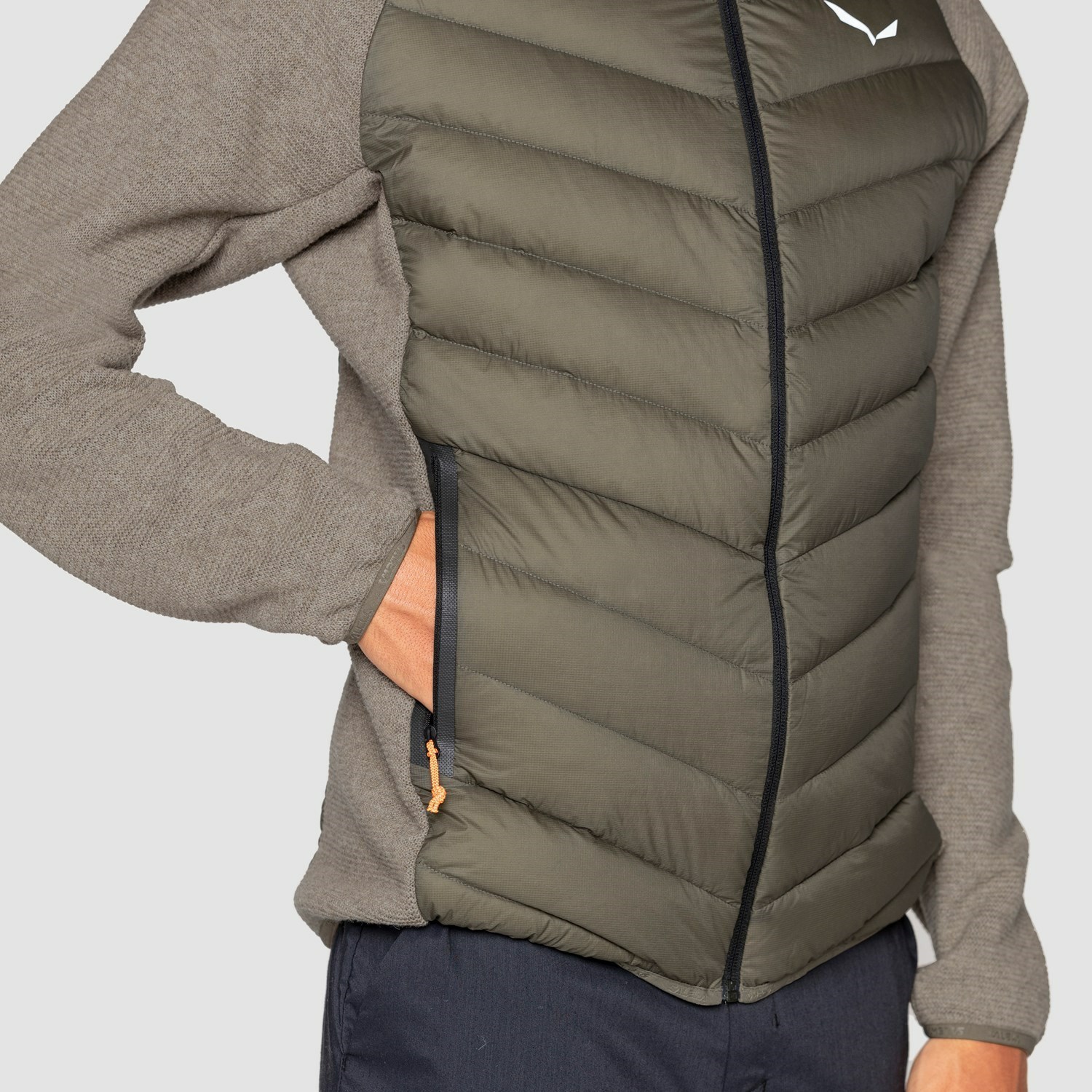 Chaquetas Aislantes Salewa Fanes Sarner Down Híbrido Hombre Marrones | UX8195037