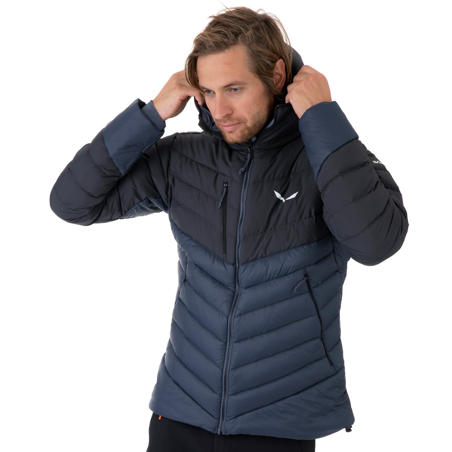 Chaquetas Aislantes Salewa Ortles Medium 2 RDS Hombre Azul Marino Negras | RI9824105