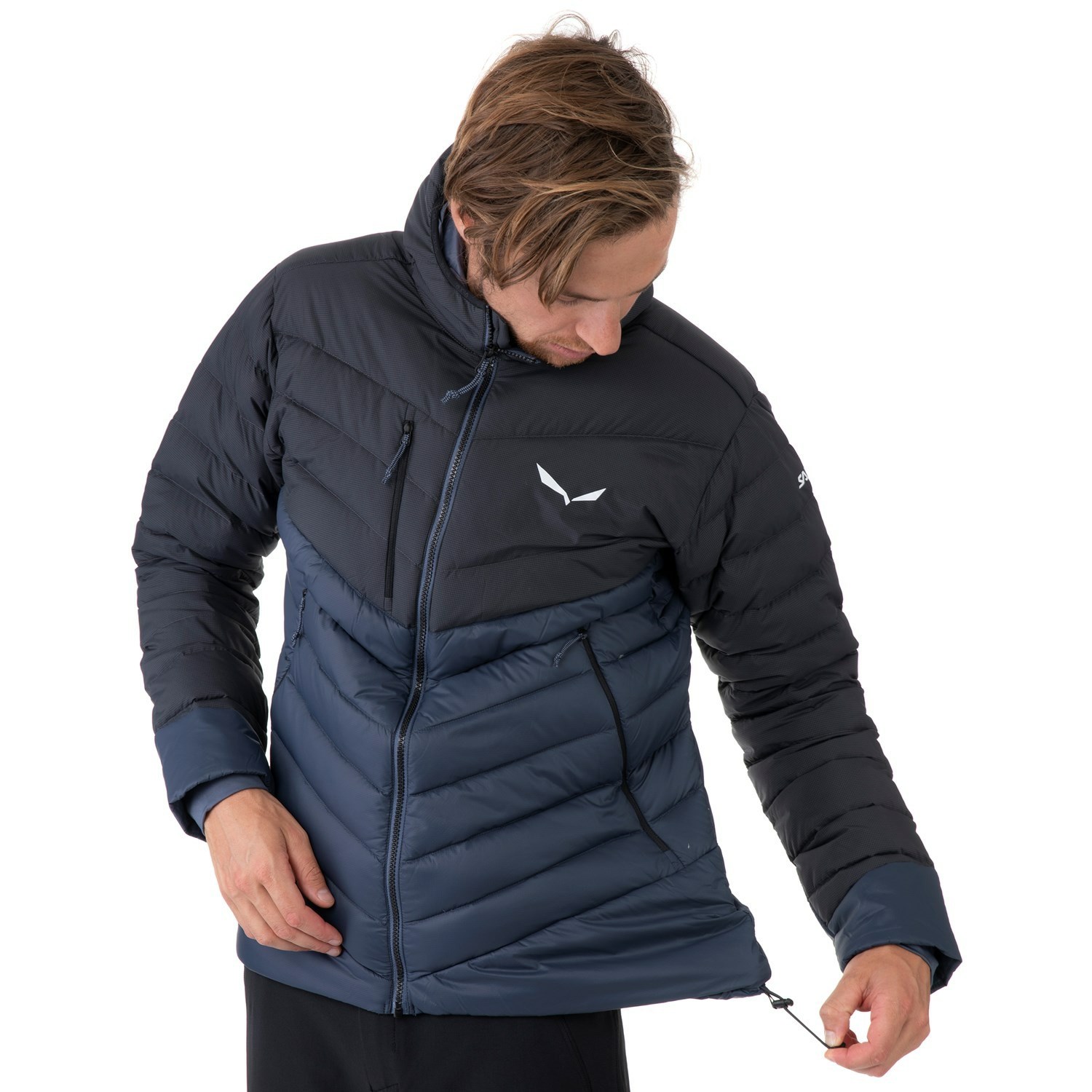 Chaquetas Aislantes Salewa Ortles Medium 2 RDS Hombre Azul Marino Negras | RI9824105