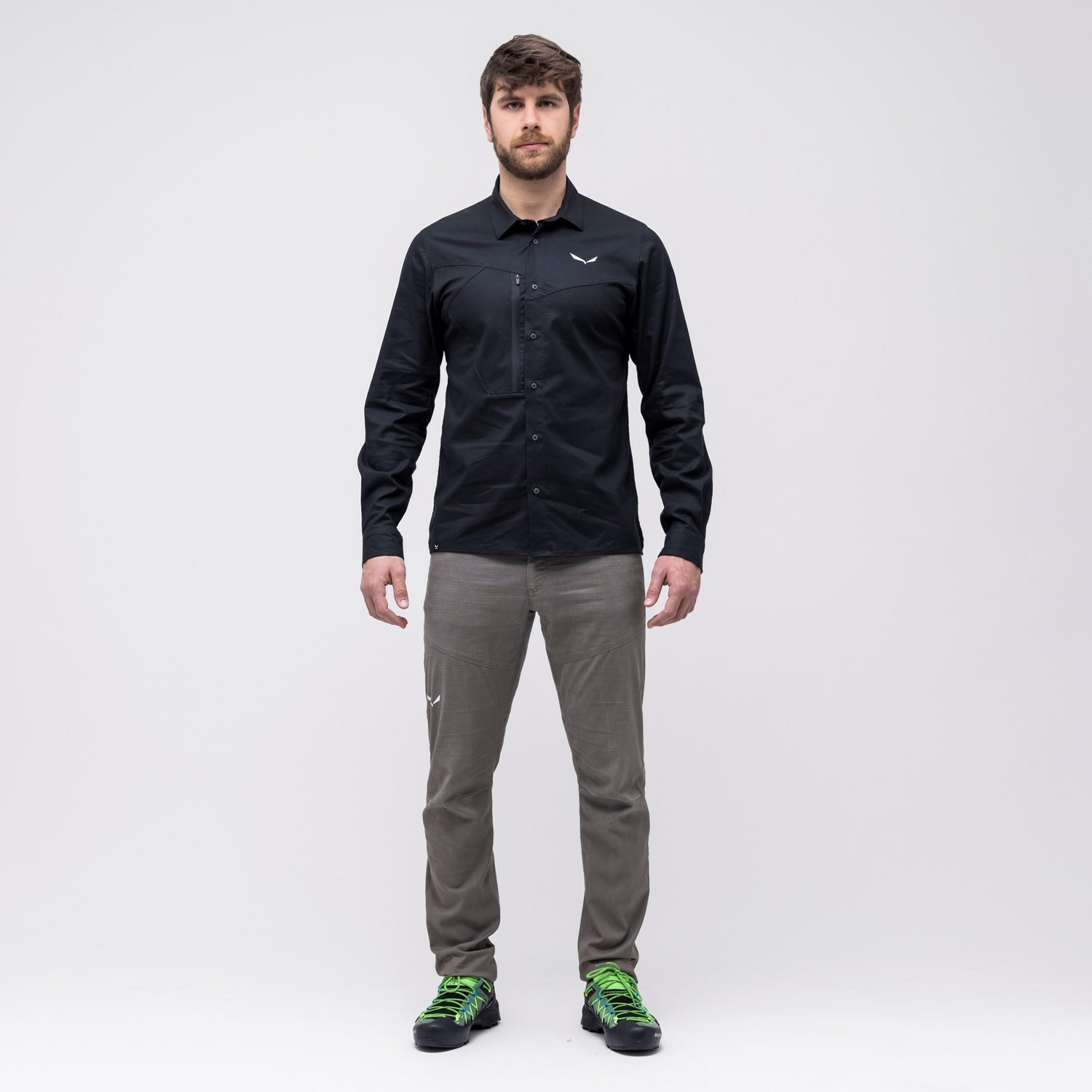 Pantalon Softshell Salewa 5 Pockets Alpine Hemp Hombre Marrones | TS8469105