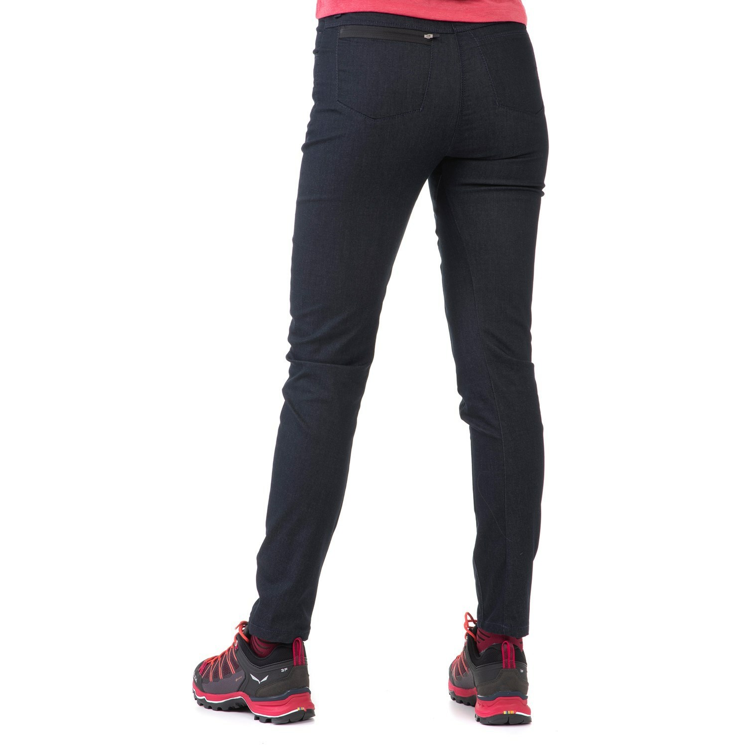 Pantalon Softshell Salewa Agner Denim 3 Mujer Negras | RW0548213