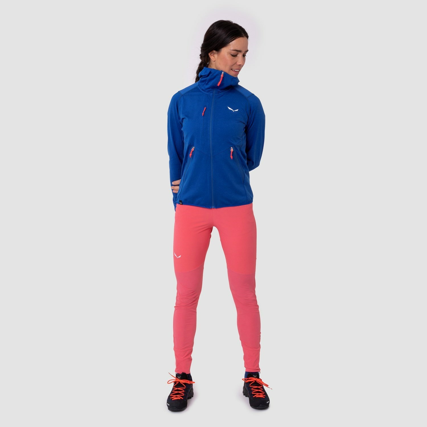 Pantalon Softshell Salewa Agner Durastretch Tights Mujer Rosas | RA1680729