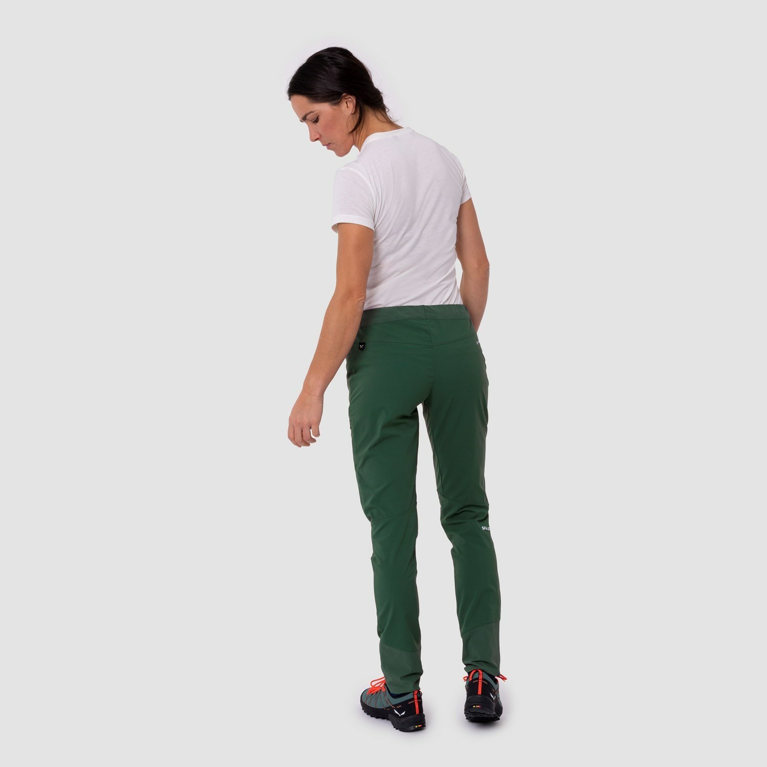 Pantalon Softshell Salewa Agner Light Durastretch Mujer Verde | OI2498605