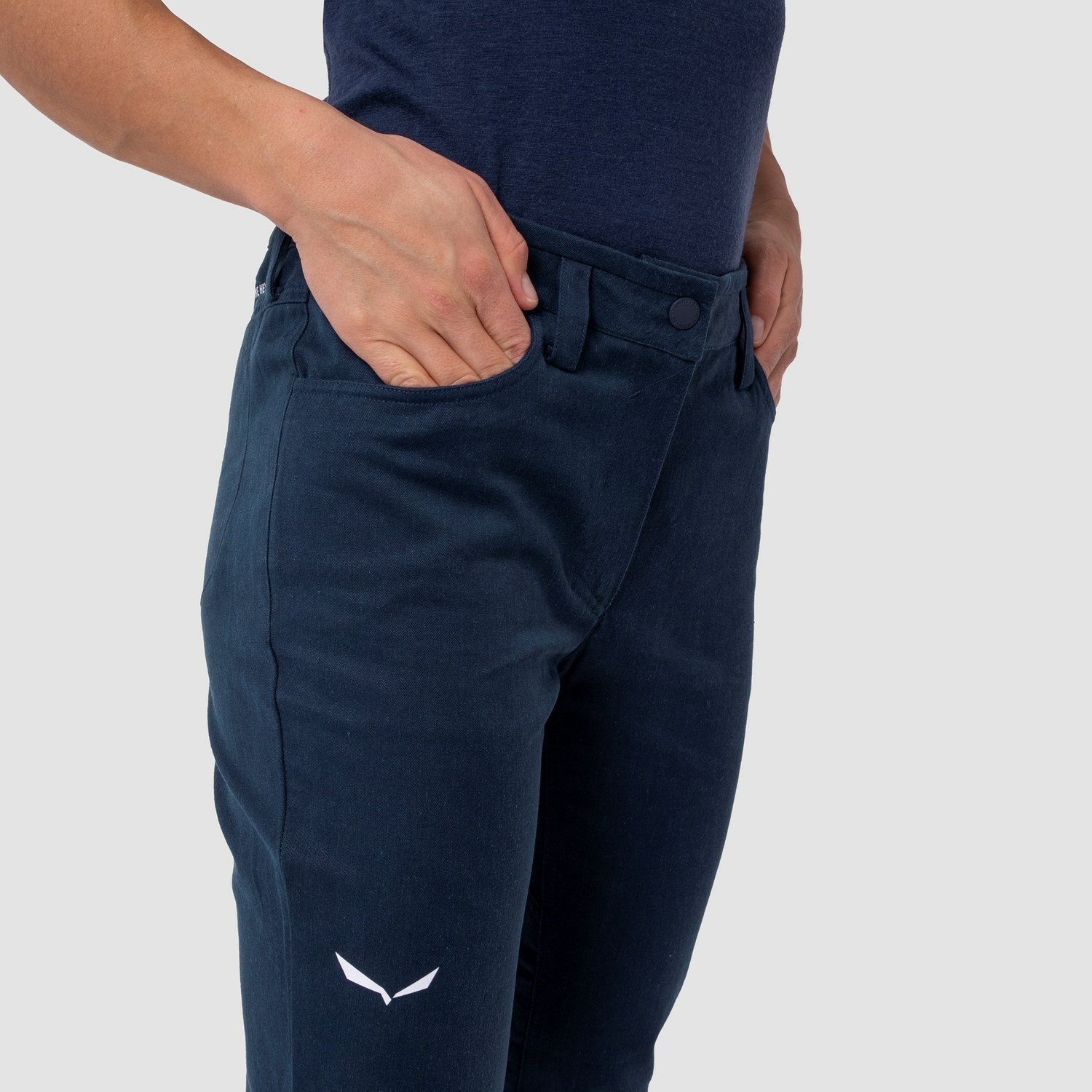 Pantalon Softshell Salewa Fanes Hemp Mujer Azules | RK4895076