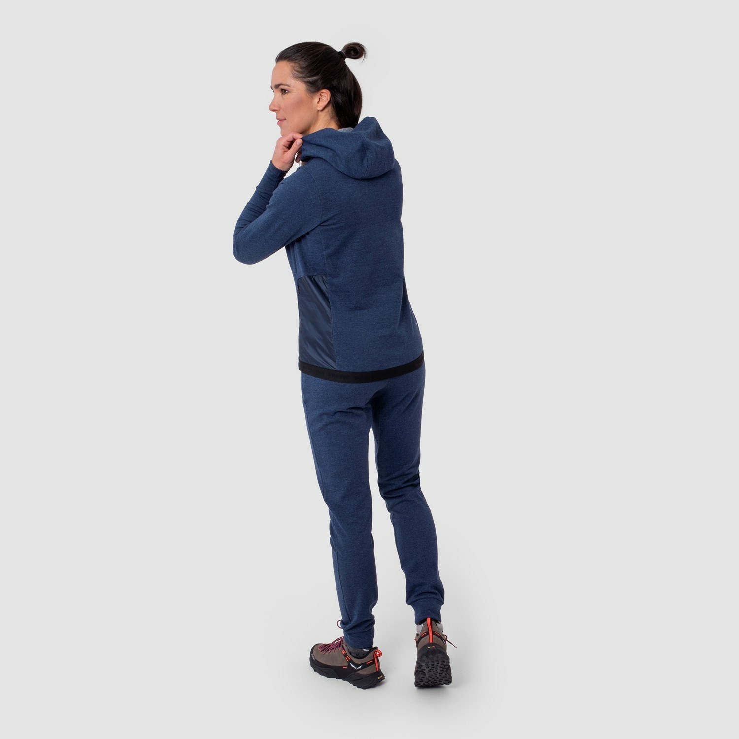 Pantalon Softshell Salewa Fanes Merino Mujer Azul Marino | YW6270158