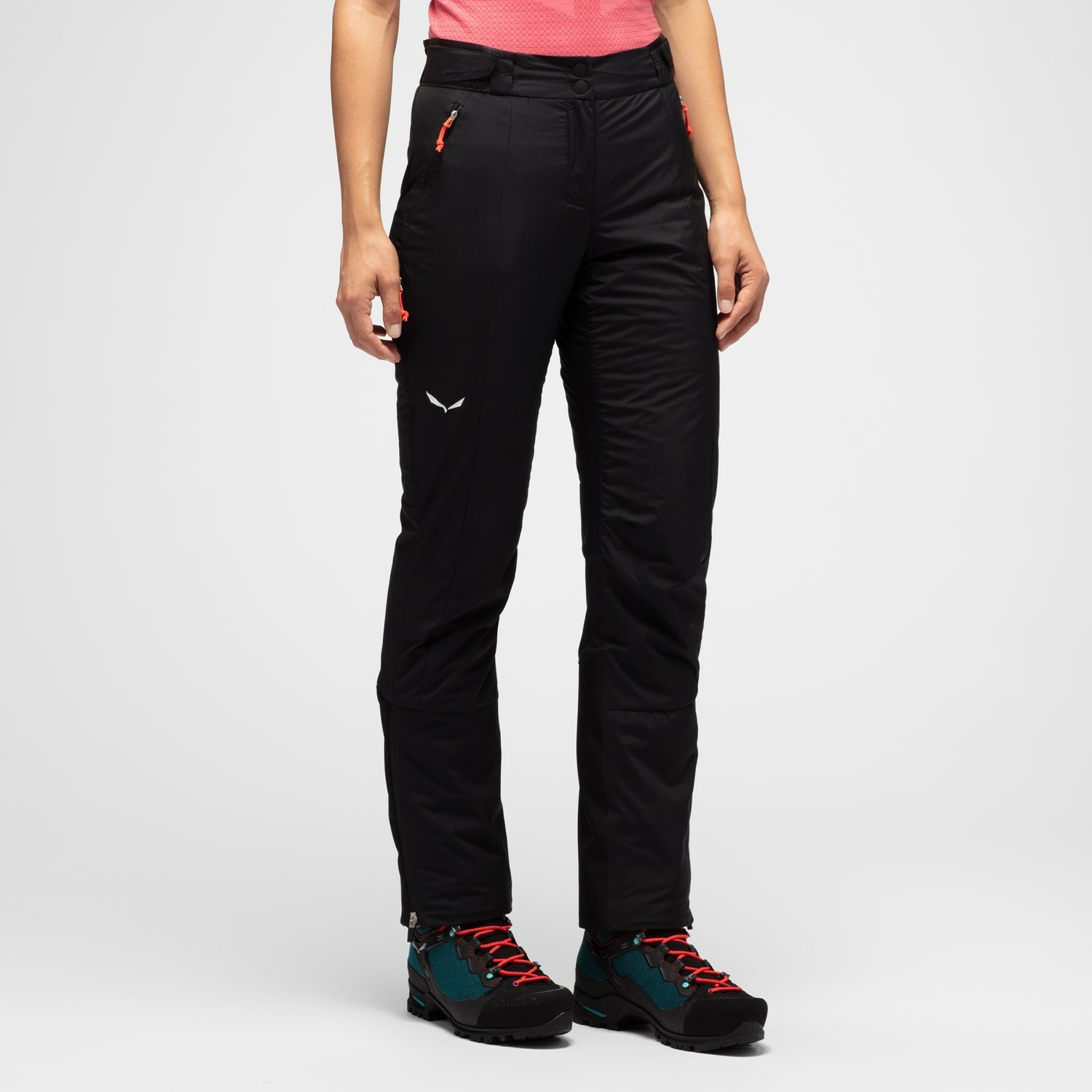 Pantalon Softshell Salewa Lagorai Durastretch Mujer Negras | BW0715846