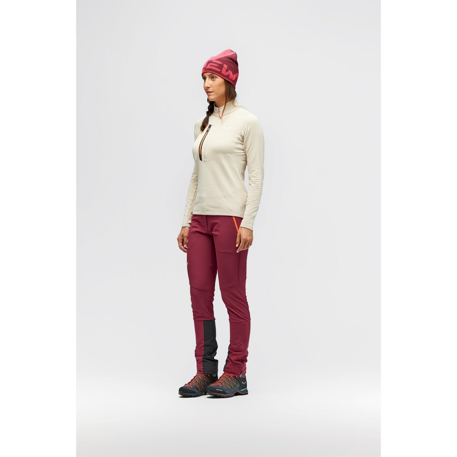 Pantalon Softshell Salewa Lagorai Durastretch Mujer Rojas | XS9580436