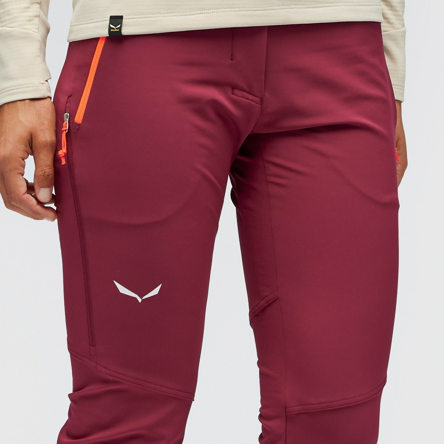 Pantalon Softshell Salewa Lagorai Durastretch Mujer Rojas | XS9580436