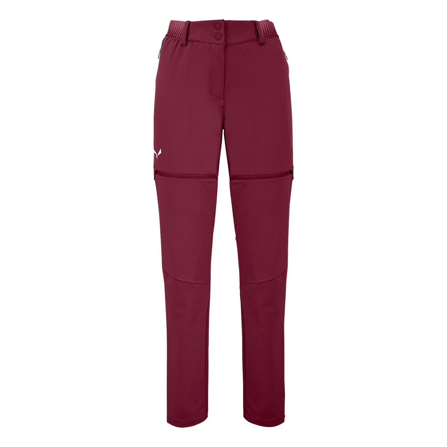 Pantalon Softshell Salewa Pedroc 2 Durastretch Zip Off Mujer Rojas | KR7145806