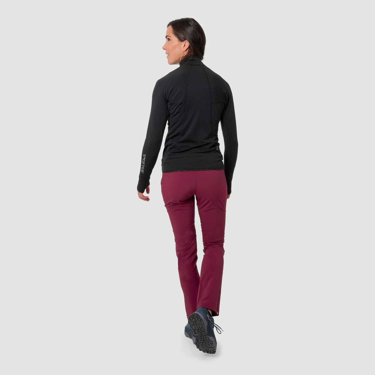 Pantalon Softshell Salewa Pedroc 3 Durastretch Mujer Rojas | HU3406852