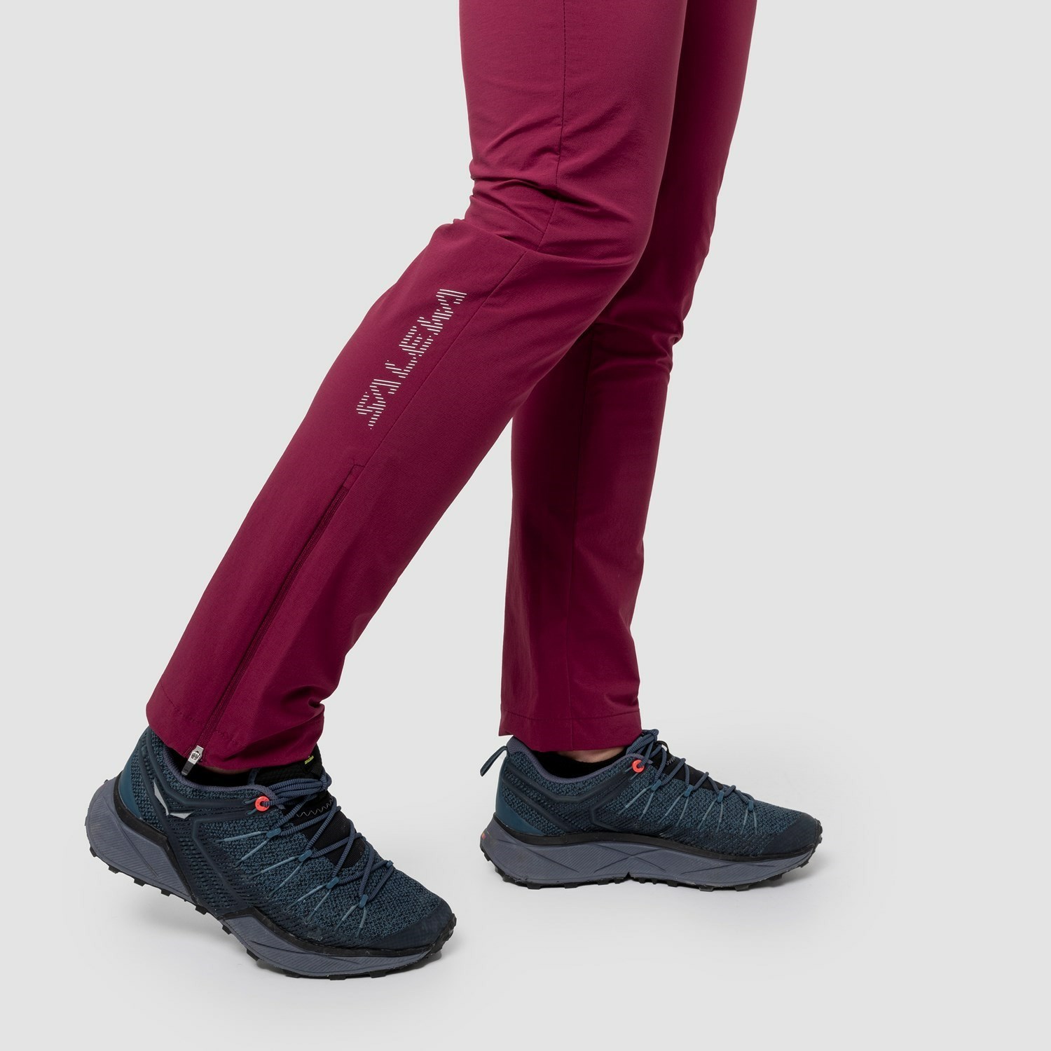 Pantalon Softshell Salewa Pedroc 3 Durastretch Mujer Rojas | HU3406852