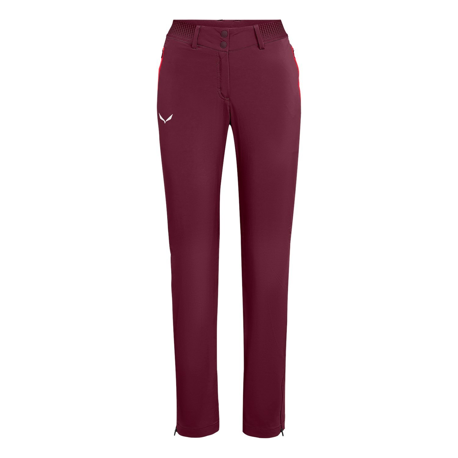 Pantalon Softshell Salewa Pedroc 3 Durastretch Mujer Rojas | HU3406852