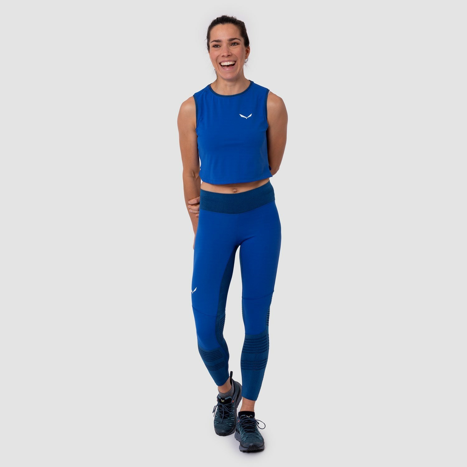 Pantalon Softshell Salewa Pedroc Dry Responsive Tights Mujer Azules | NY8345196