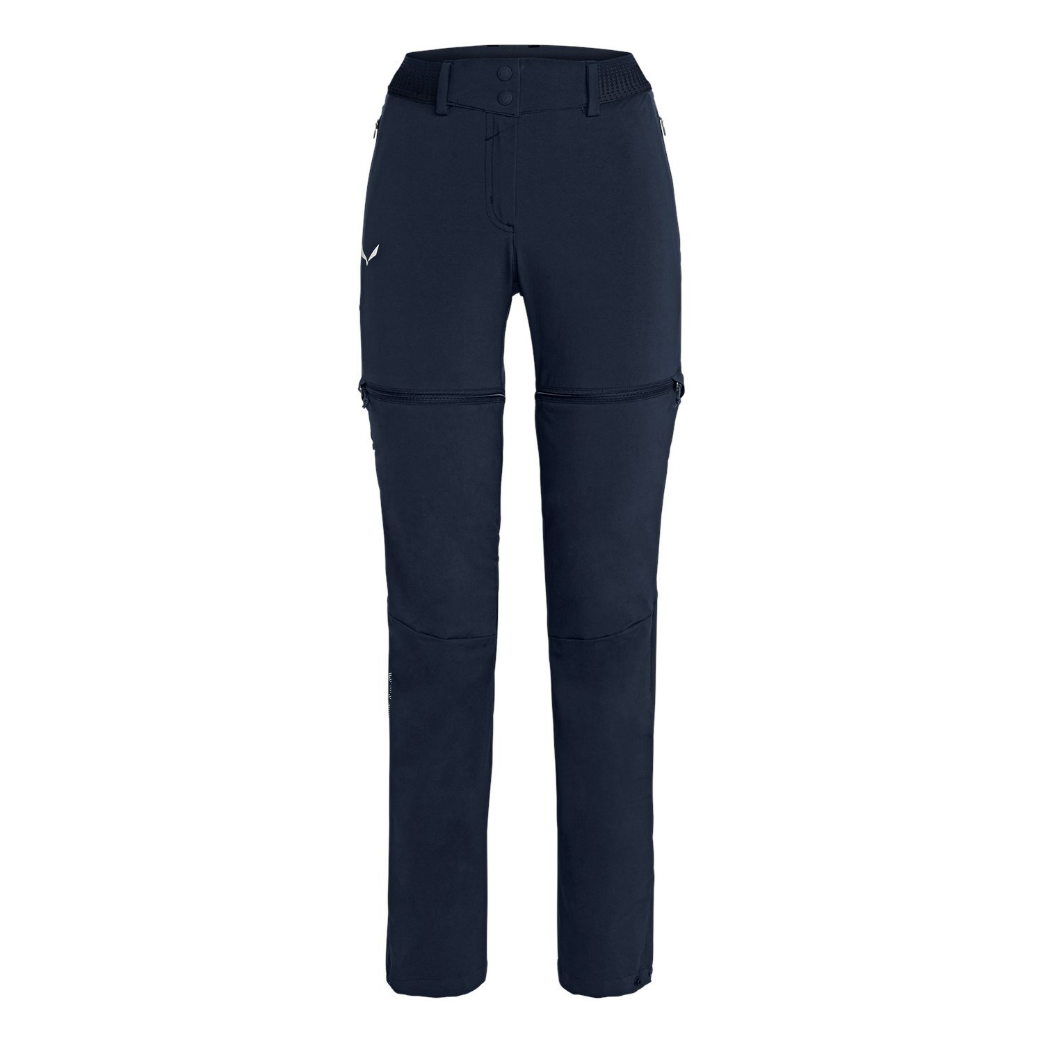 Pantalon Softshell Salewa Pedroc Durastretch Zip-Off Mujer Azul Marino | AO1753628