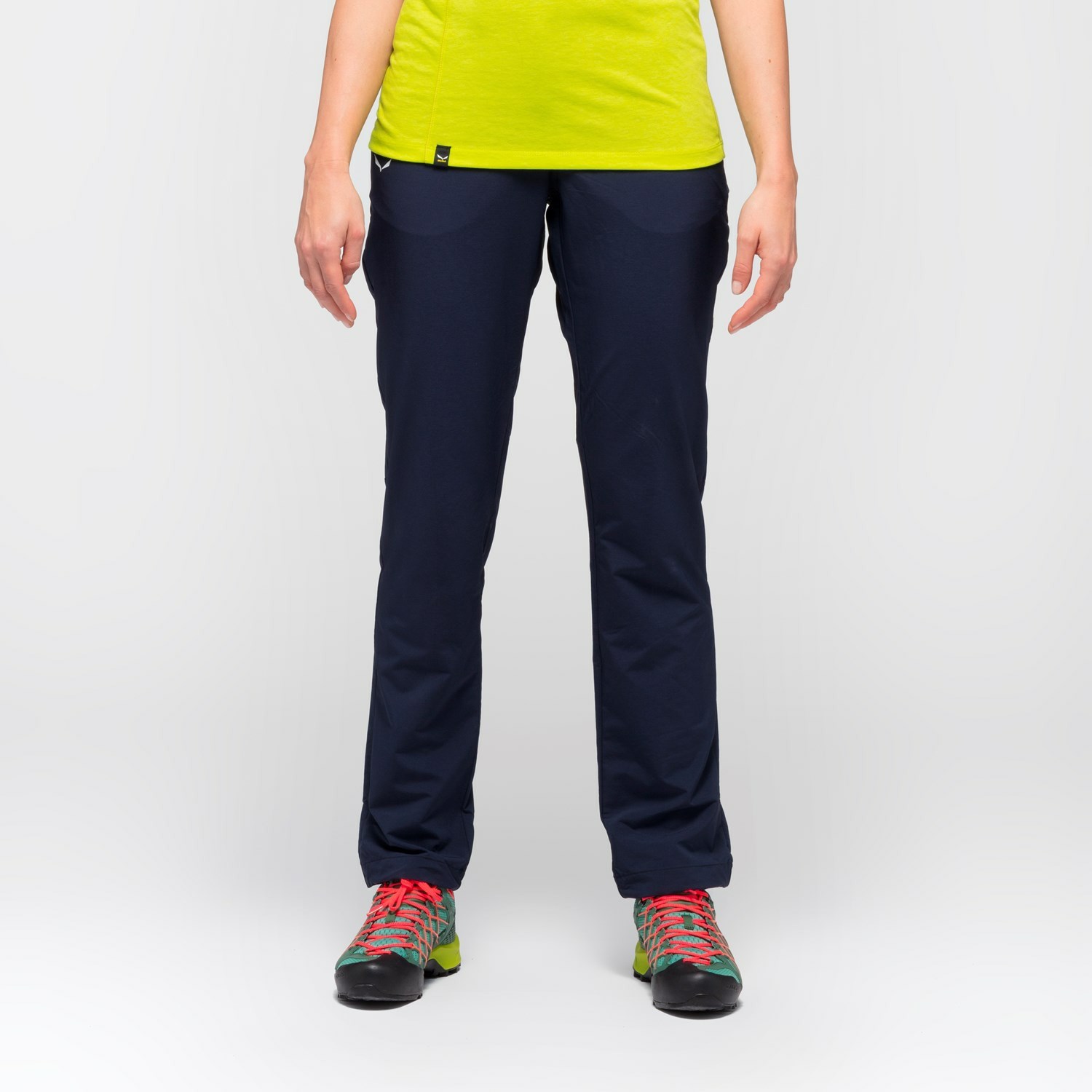 Pantalon Softshell Salewa Puez 2 Durastretch Mujer Verde | GR8395106