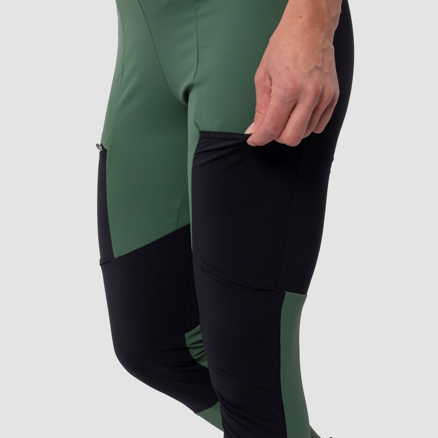 Pantalon Softshell Salewa Puez Dry Responsive Cargo Tights Mujer Verde Negras | BL3675281