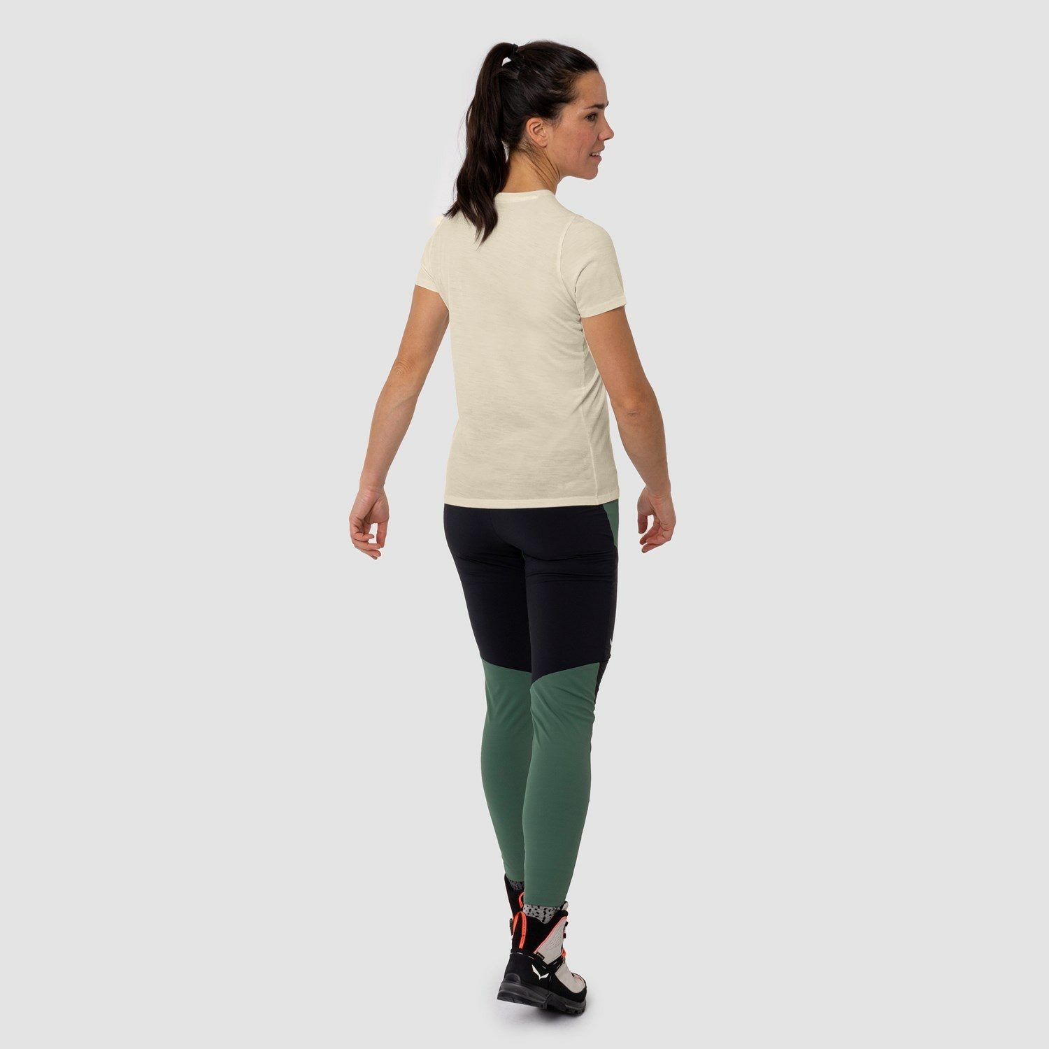 Pantalon Softshell Salewa Puez Dry Responsive Cargo Tights Mujer Verde Negras | BL3675281