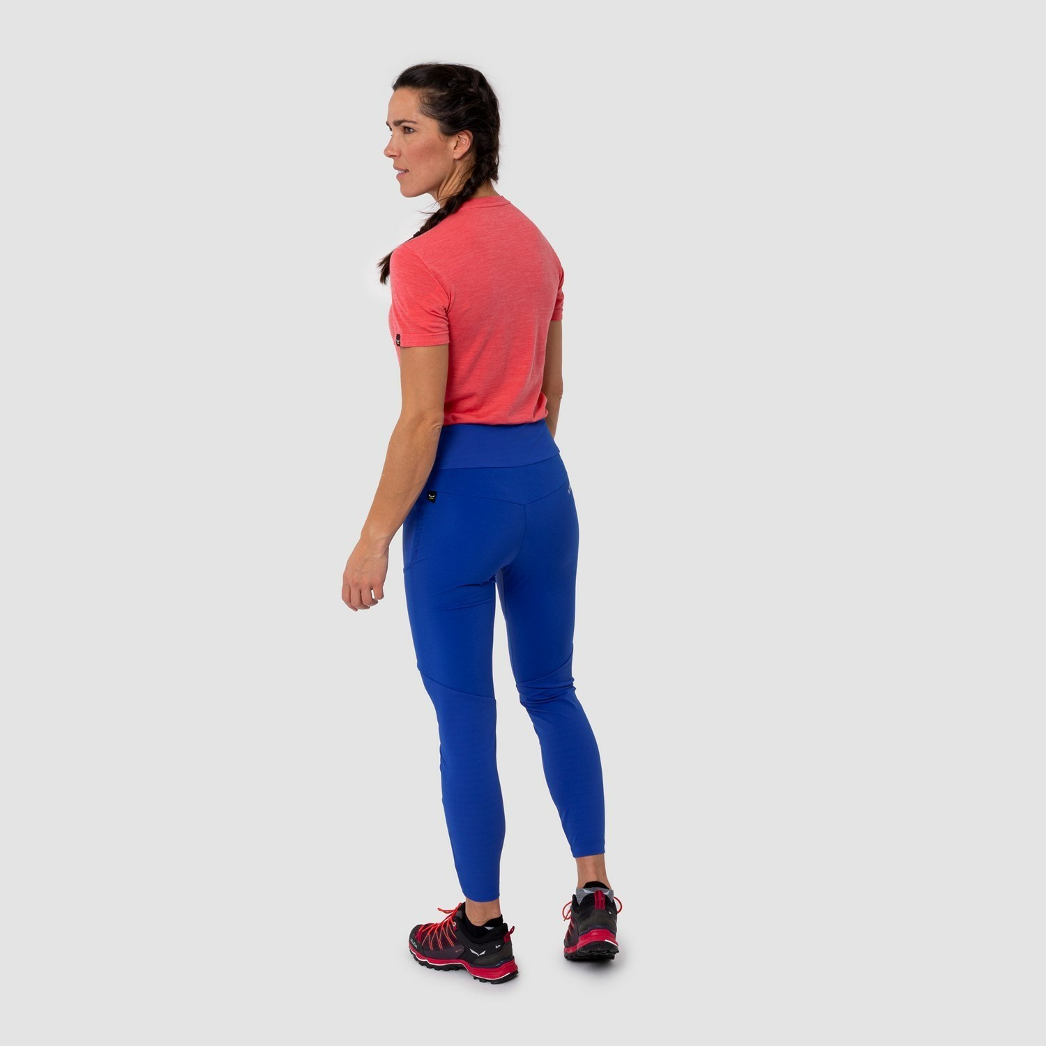 Pantalon Softshell Salewa Puez Dry Responsive Cargo Tights Mujer Azules | MR9178460