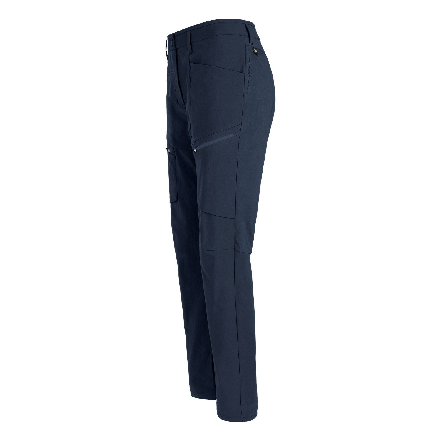 Pantalon Softshell Salewa Puez Durastretch Cargo Mujer Azul Marino | LG4586702