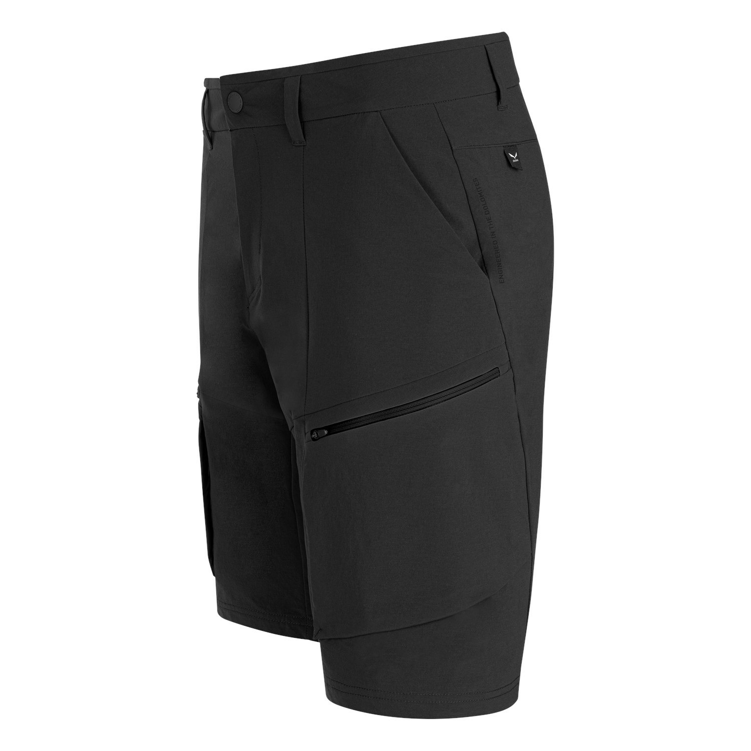 Pantalones Cortos Salewa Puez Durastretch Cargo Hombre Negras | YS1602549