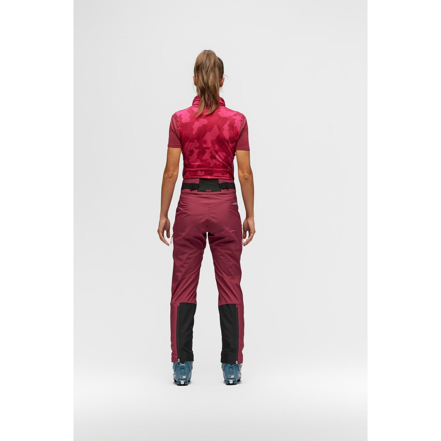 Pantalones Impermeables Salewa Sella Responsive Mujer Rojas | AR6037518