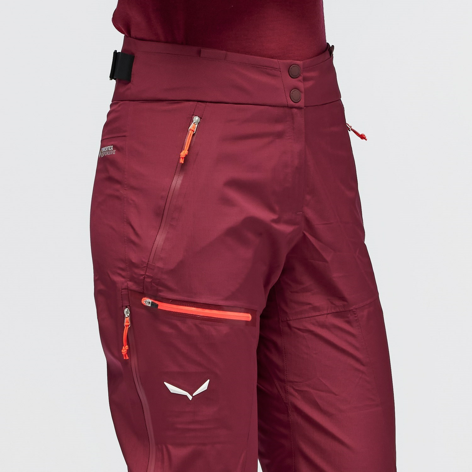 Pantalones Impermeables Salewa Sella Responsive Mujer Rojas | AR6037518