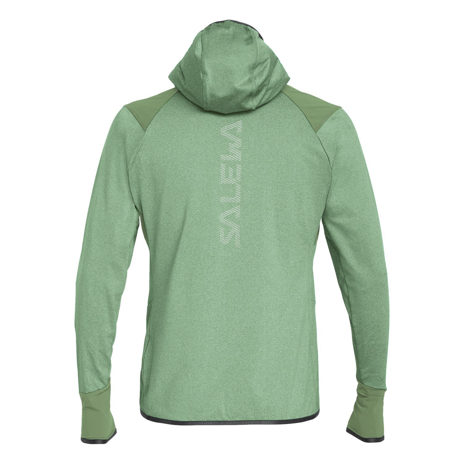 Sudadera Con Capucha Salewa Agner Híbrido Polarlite Durastretch Encapuchado Chaquetas Hombre Verde | EO1394057