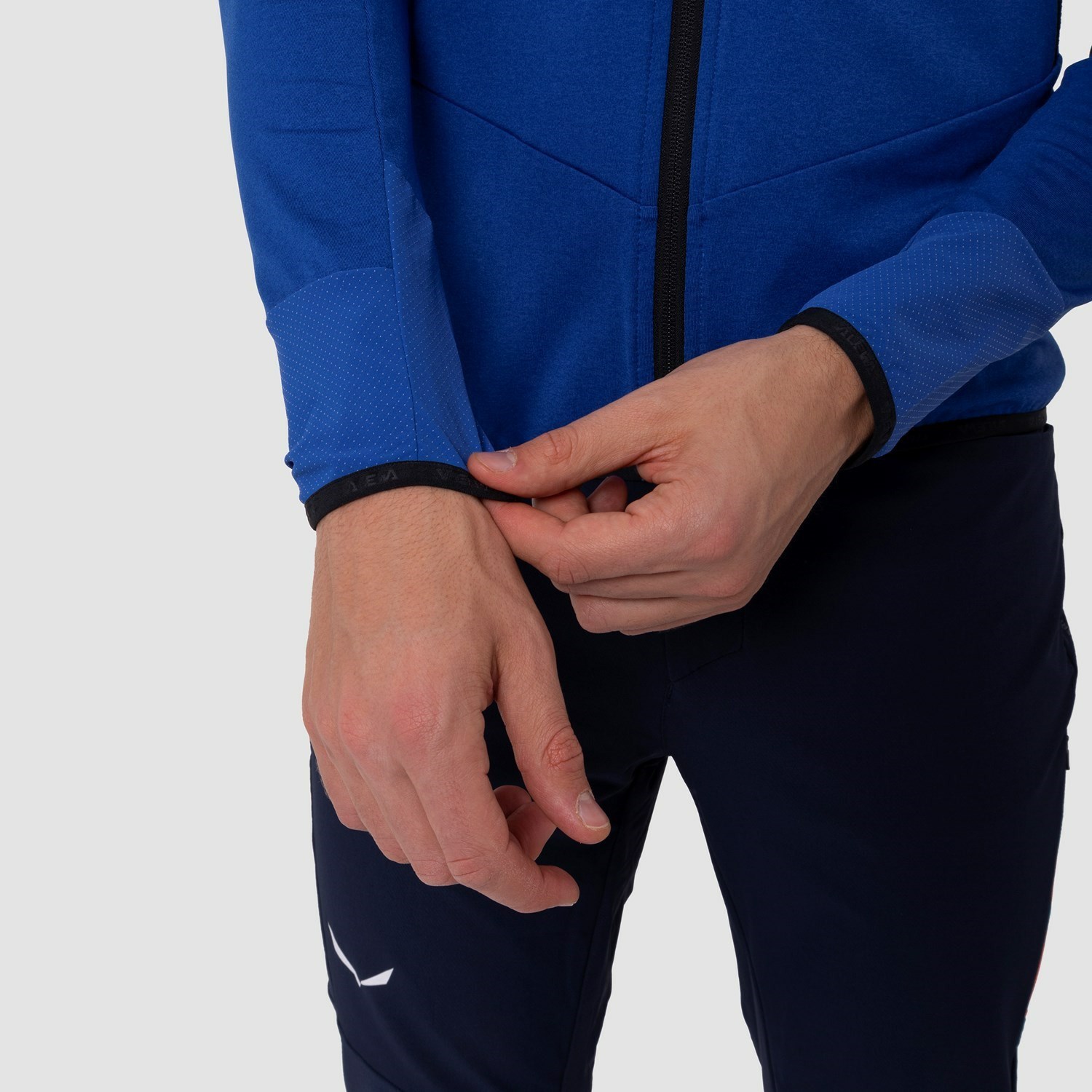 Sudadera Con Capucha Salewa Agner Híbrido Polarlite Durastretch Encapuchado Chaquetas Hombre Azules | OB1025487