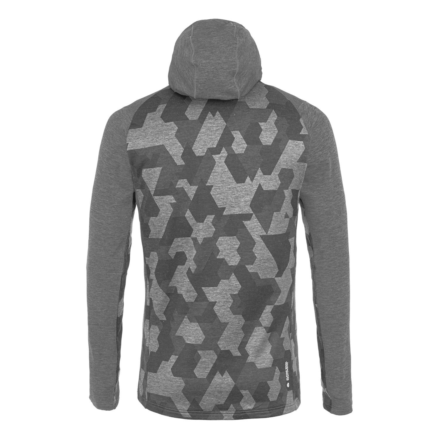 Sudadera Con Capucha Salewa Boe Merino Encapuchado Half Zip Tee Hombre Gris | UZ1649730