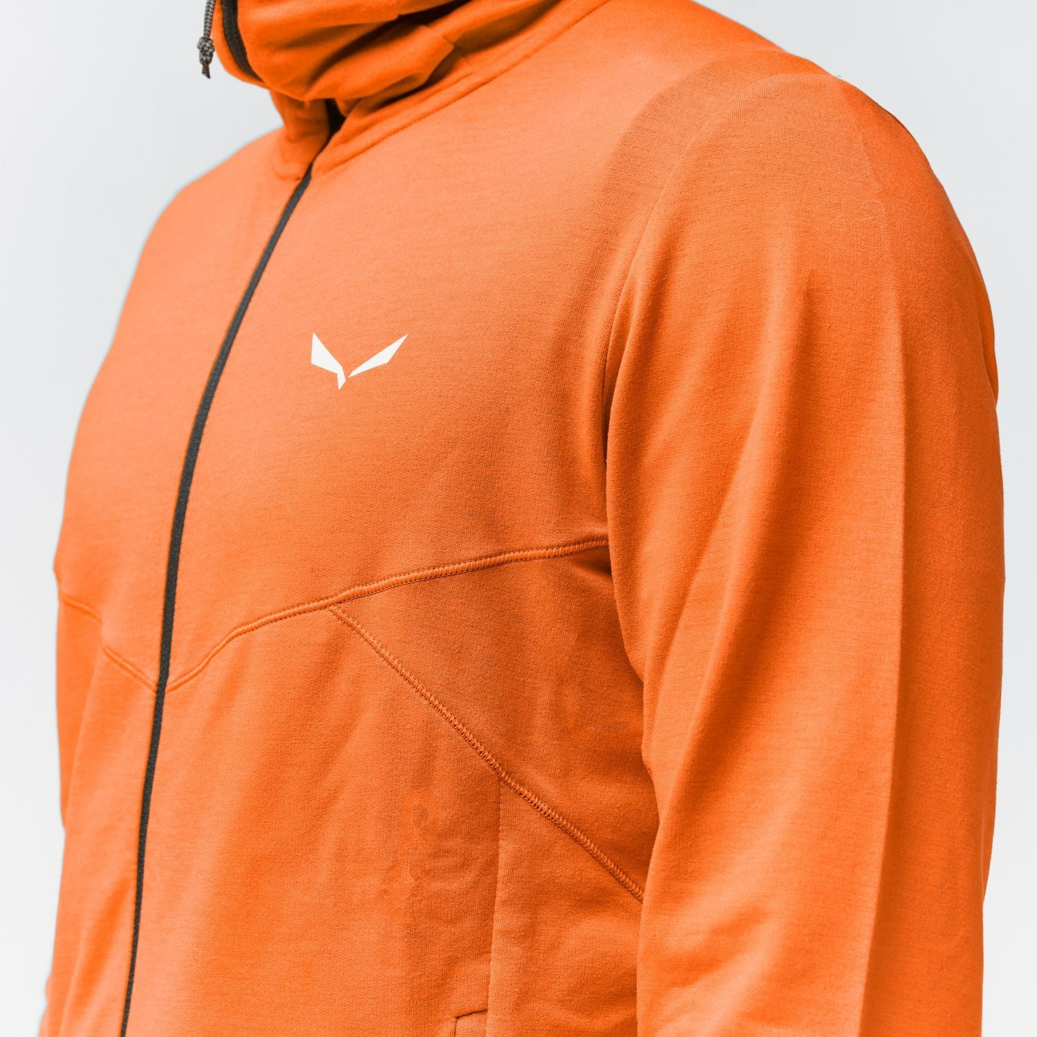 Sudadera Con Capucha Salewa Light Micro Polarlite Full Zip Encapuchado Chaquetas Hombre Naranjas | JM8753469